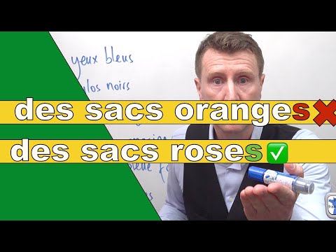 Accord adjectifs de couleur - Comment accorder les couleurs en français ?