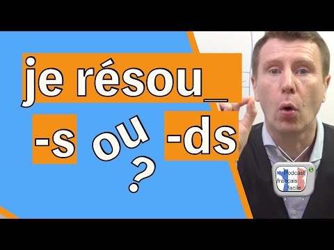 Résous / resouds ??【CONJUGAISON】 - verbe résoudre - apprendre le français