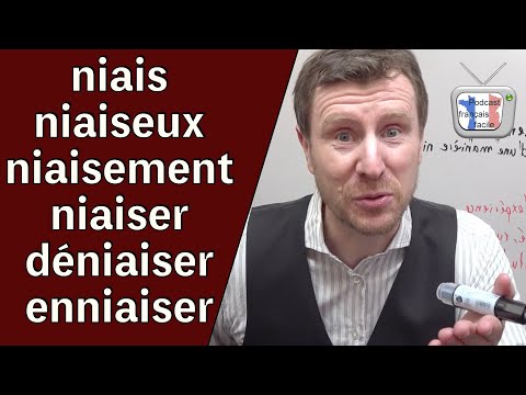 【VOCABULAIRE】Développer son vocabulaire français - Autour du mot NIAIS