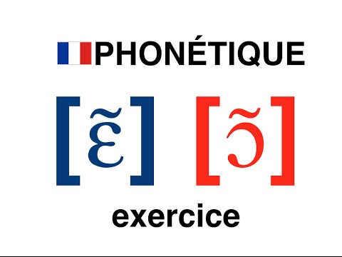 French Nasal vowel - phonetique exercice ein on