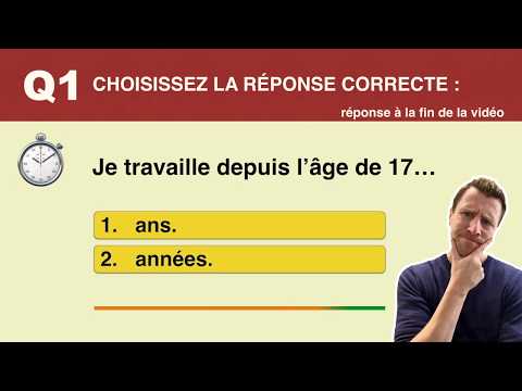 AN ou ANNÉE passez le test !