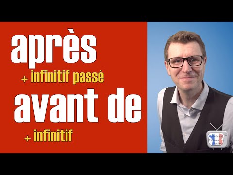Avant/Après : exercice de grammaire en français - Niveau B1