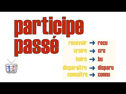 participe passé leçon en français facile
