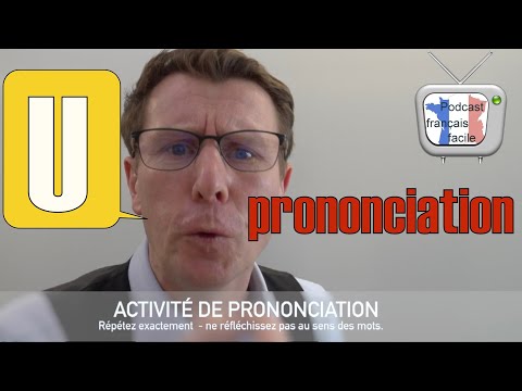 prononciation U leçon et exercices phonétique FLE