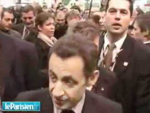 Casse toi pauv&#039; con ! Nicolas Sarkozy