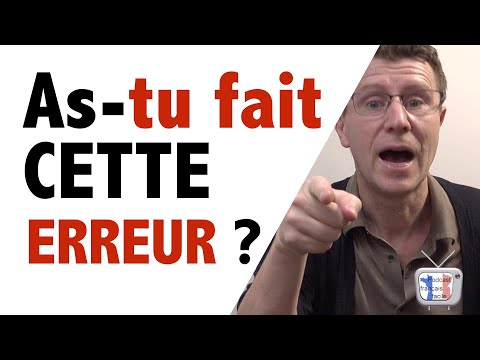 Fais ou fait - accord du verbe faire - Niveau A2