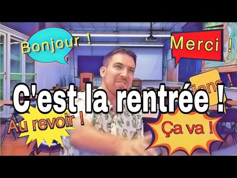 Capsule en français : se saluer à la rentrée !
