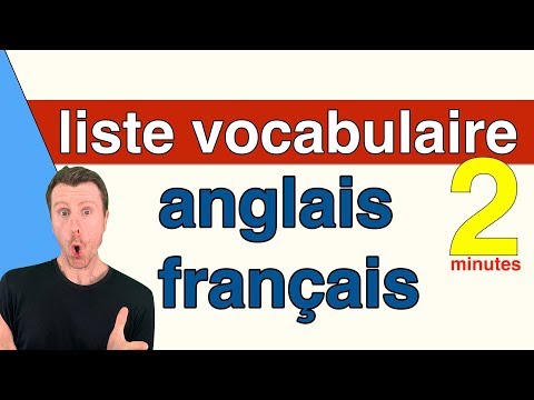 How to learn french vocabulary - liste de vocabulaire anglais-francais - les indéfinis