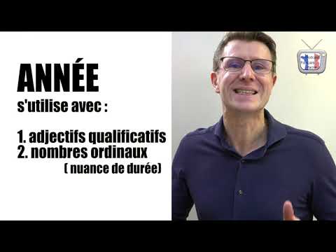 Quelle est la différence entre An et Année ?