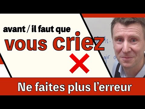 VERBES en IER et YER - apprendre le français