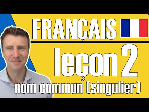 Cours de français gratuit pour débutant - French lesson