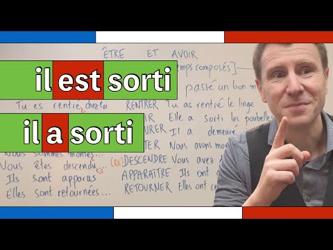 VERBES 🇫🇷 qui se conjuguent avec être et avoir : verbes à deux auxiliaires (niveau B1/B2)