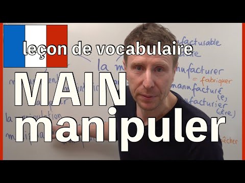 MANIPULATION 🇫🇷 vocabulaire - La main