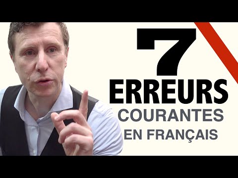 7 erreurs fréquentes en français. Niveau C1