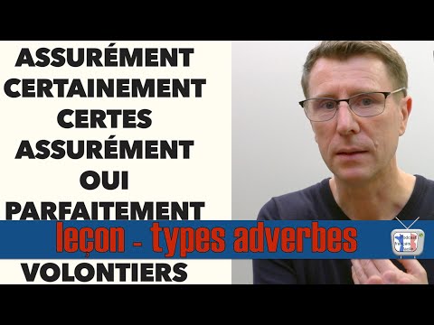 Les adverbes français : leçon sur les types d&#039;adverbe en français