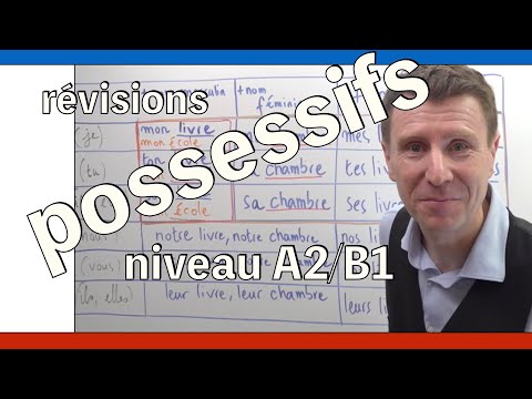 Quels sont les déterminants possessifs🇫🇷rappel de la règle A2:B1
