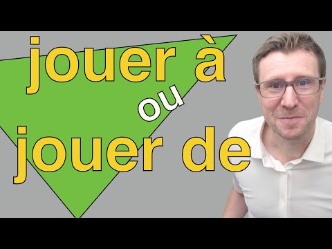 jouer a vs faire de + sport