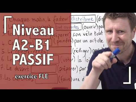 exercice voix passive FLE