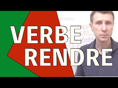 🇫🇷 VERBE rendre : CONJUGAISON ET EXPLICATION