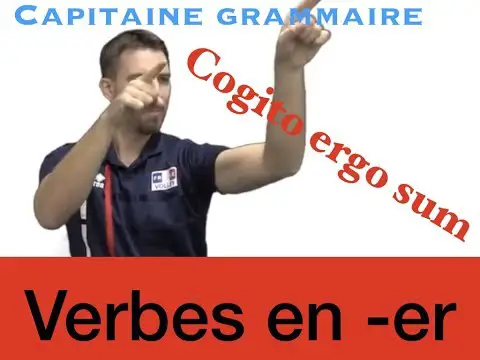 Capsule en français : capitaine grammaire et les verbes en -er