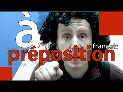 PRÉPOSiTION À - leçon sur la préposition à en français facile