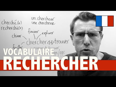 Apprendre du vocabulaire chercher rechercher