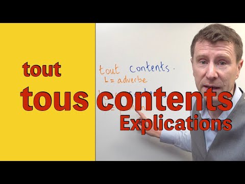 Tout : tous 2 pronom ou adverbe