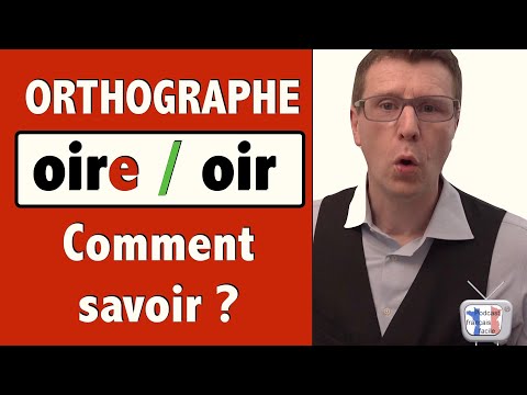 Terminaison en oir, oire (B1/B2/C1)