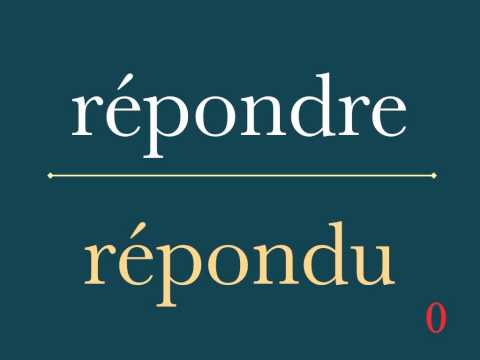 participe passé - exercice