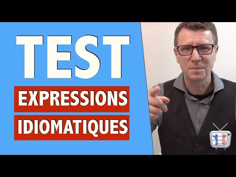 expressions idiomatiques