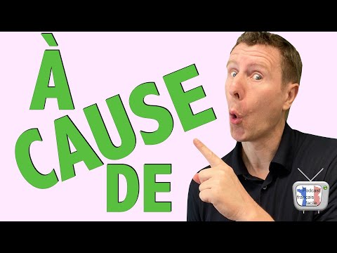 à cause de - leçon - niveau intermédiaire (A2/B1)