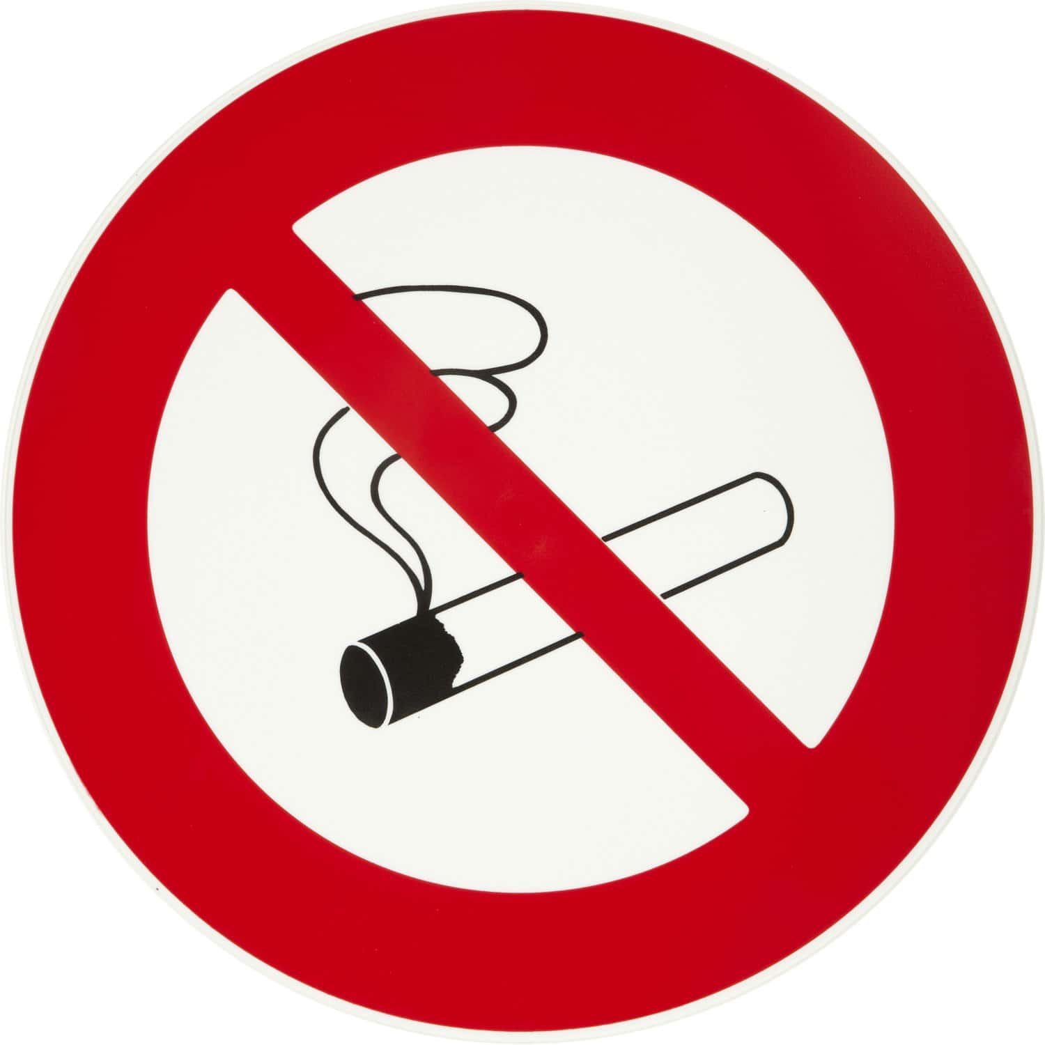 JCM Interdiction de fumer Mot licence vignette permis Holders Rouge 