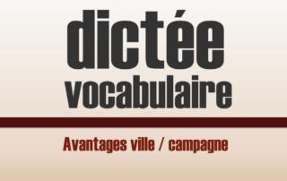 avantage ville campagne