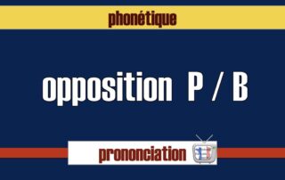phonétique opposition p b