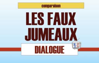 comparatif dialogue en francais facile