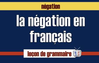 negation en francais