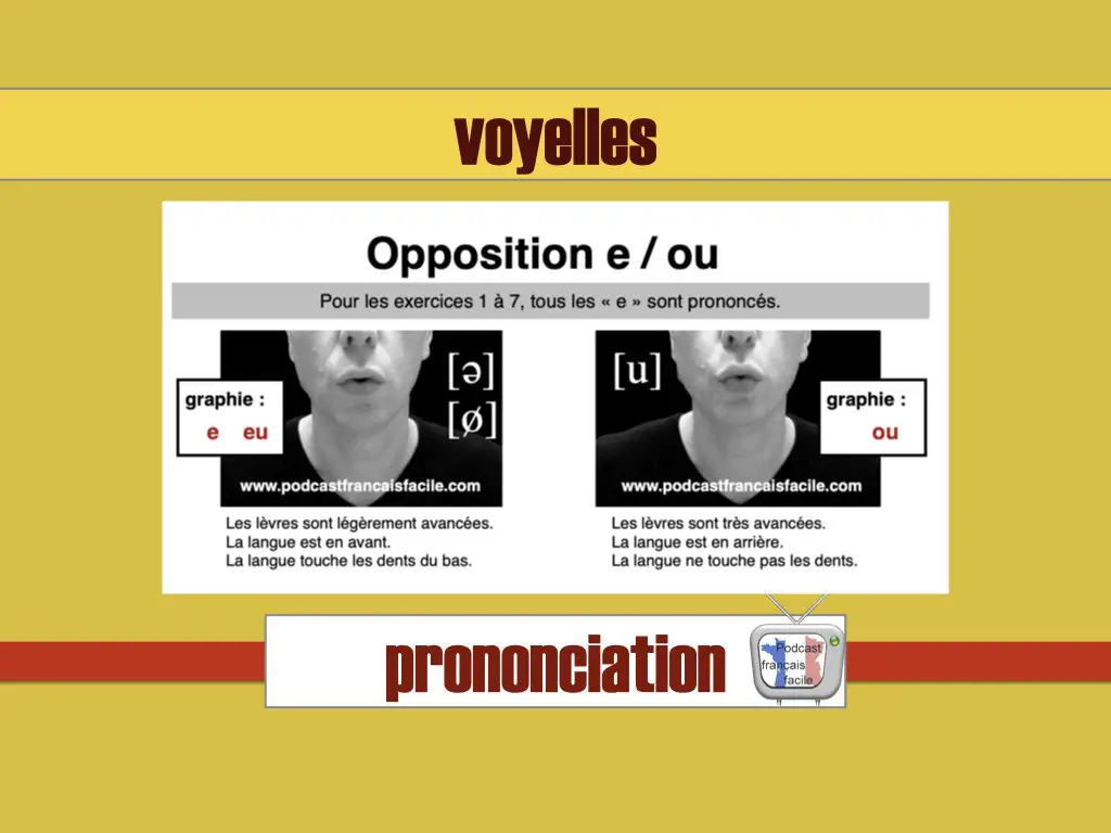 prononciation e et ou