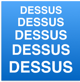 dessus