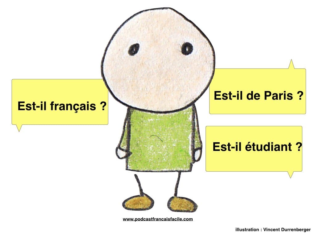 Leçon 1a – 3 troisième personne verbe être