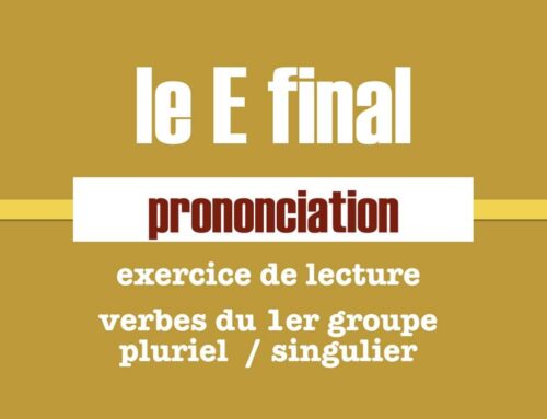 Le E final muet