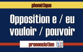 phonétique opposition e eu