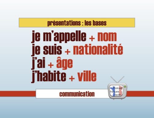 Se présenter - les bases
