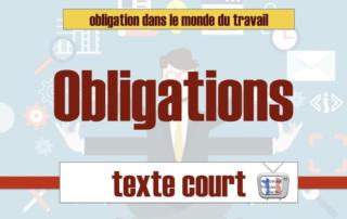 obligations-texte court pour apprendre le vocabulaire de l'obligation