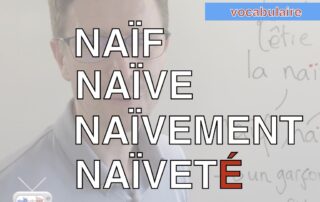 vocabulaire naif definition