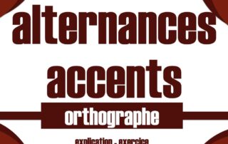 alternance accent grave aigu