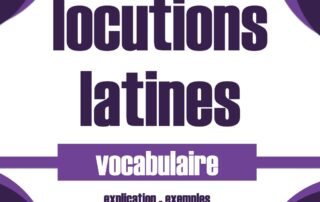 locutions latines