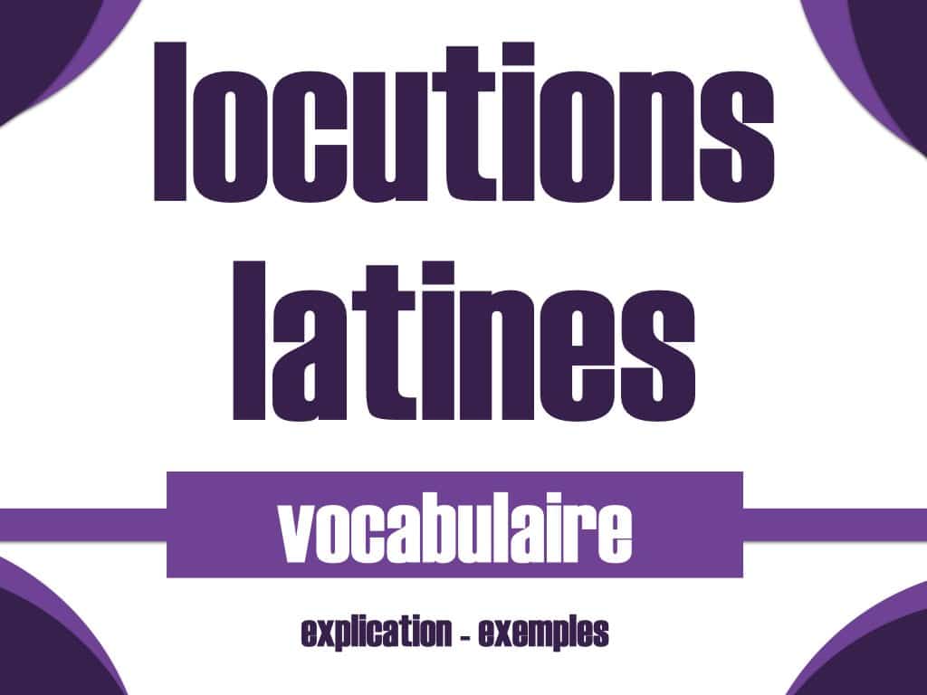 locutions latines