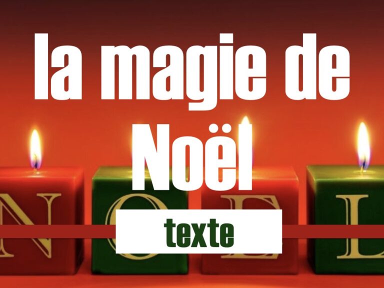 noel texte fle