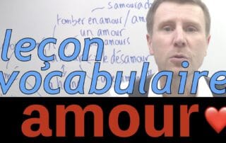 transcription video vocabulaire amour