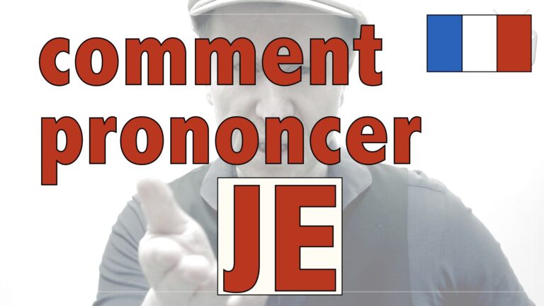 prononcer je